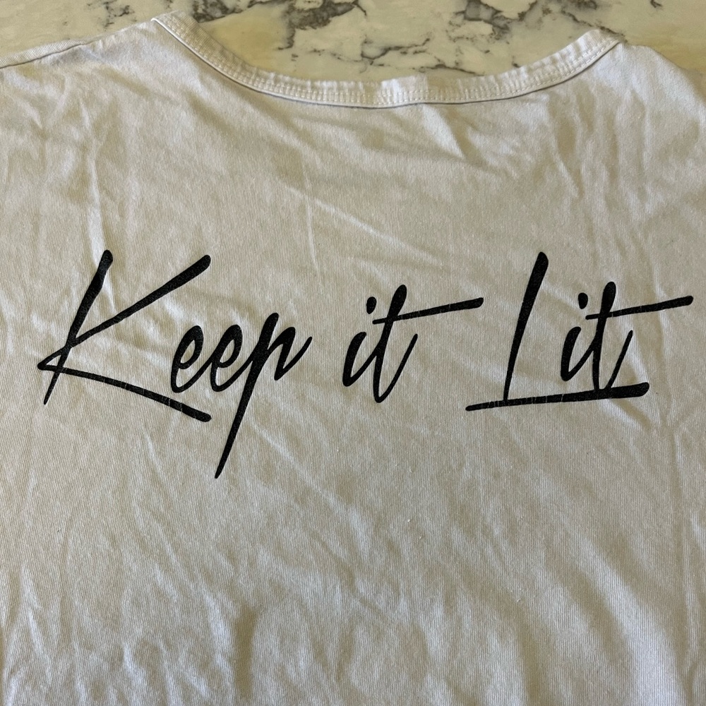 Keep It Lit #kil Mens T-Shirt. Size Large